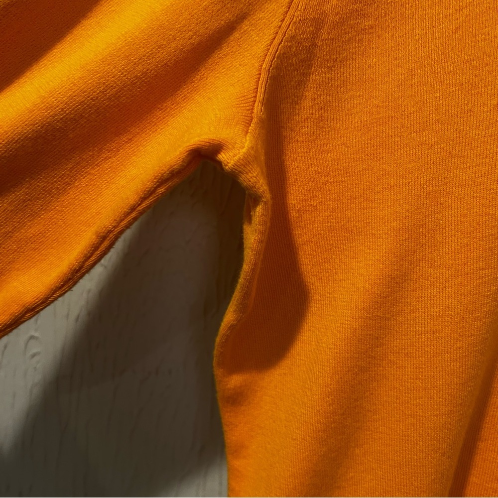 Polo by Ralph Lauren Orange V-Neck Cotton Sweater size large - Picture 10 of 13